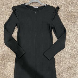 Selling a beautiful black knit dress from Zara.   Size large.
